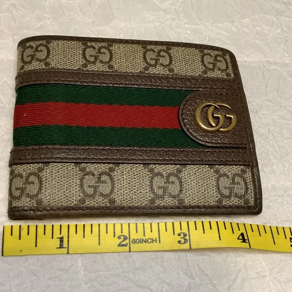 Gucci Ophelia Mens Bi Fold Wallet & Louis Vuitton Card Holder
